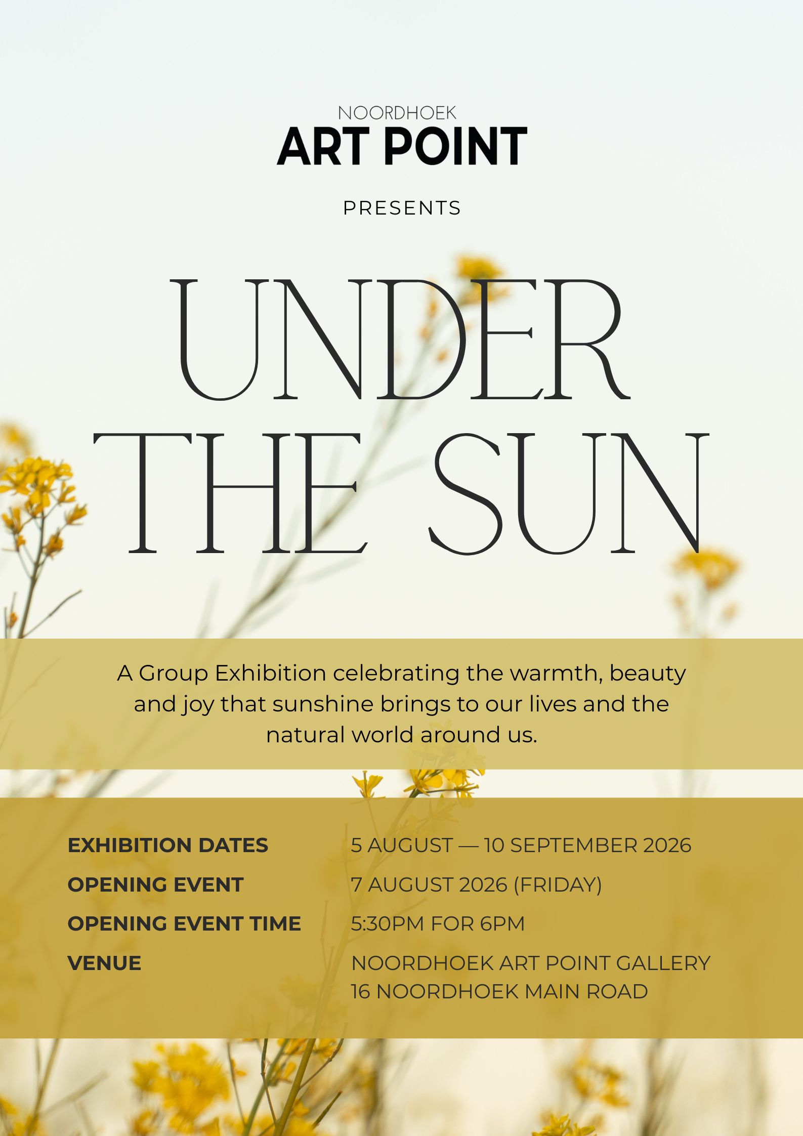 Under the Sun Group Exhibition